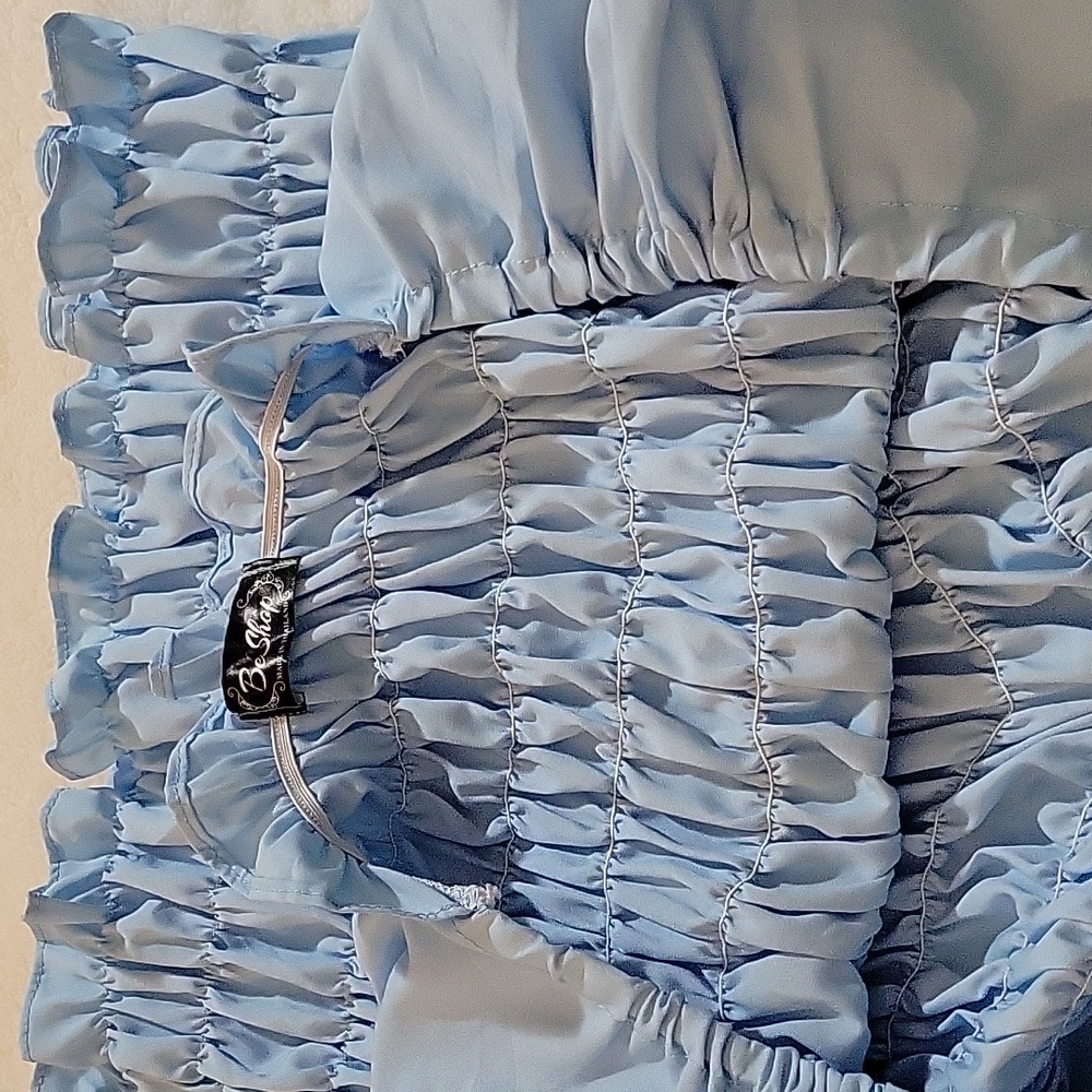 CUTE BABY BLUE LONGSLEEVE TOP - Picture 9 of 11